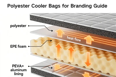 Bagiau Oerach Polyester ar gyfer Canllaw Brandio